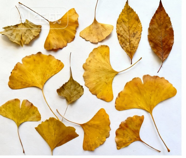 舍友小远抱着一摞金黄的银杏叶冲回宿舍，叶子边缘还沾着秋阳的温度。他手里的叶子形态各异有的像小扇子，有的边缘卷着俏皮的弧度