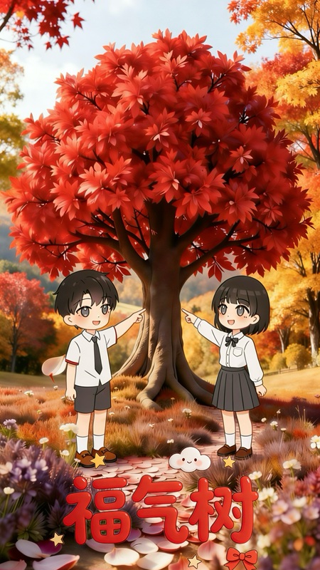唐山师范学院：拥福气树，纳岁岁福 作者：暴思含 李雅文 毕静怡.jpg