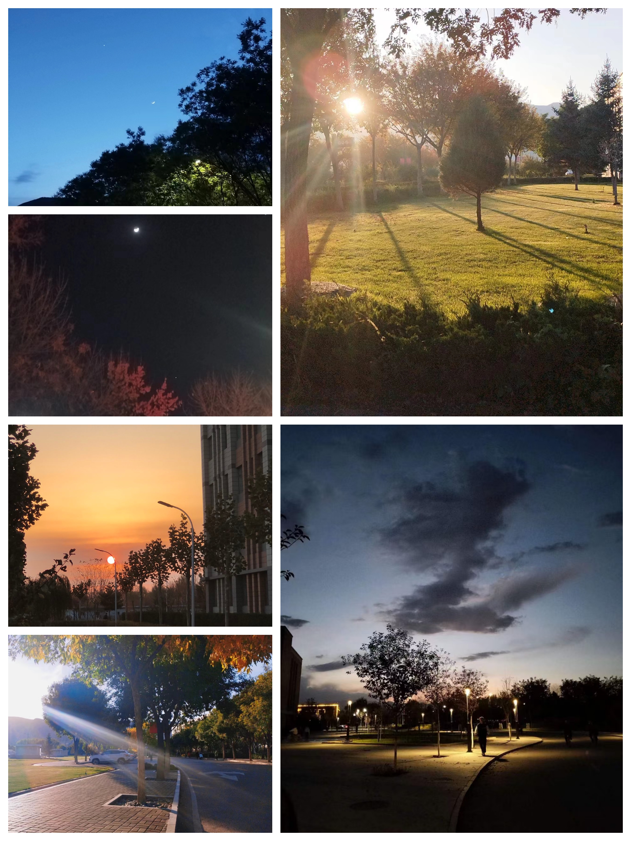 朝霞与晚霞不止浓橙，是天空在作画，阳光会落在很多地方哦。