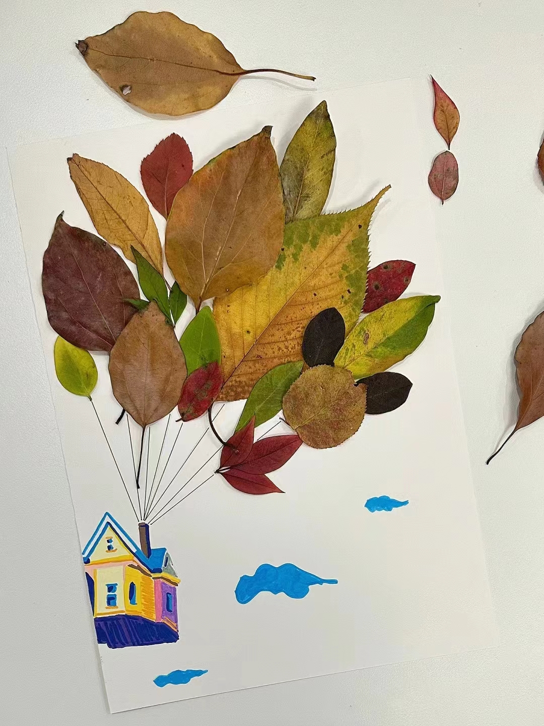 【秋冬的心事】落叶飞屋 - 心理优秀作品 - 中国大学生在线