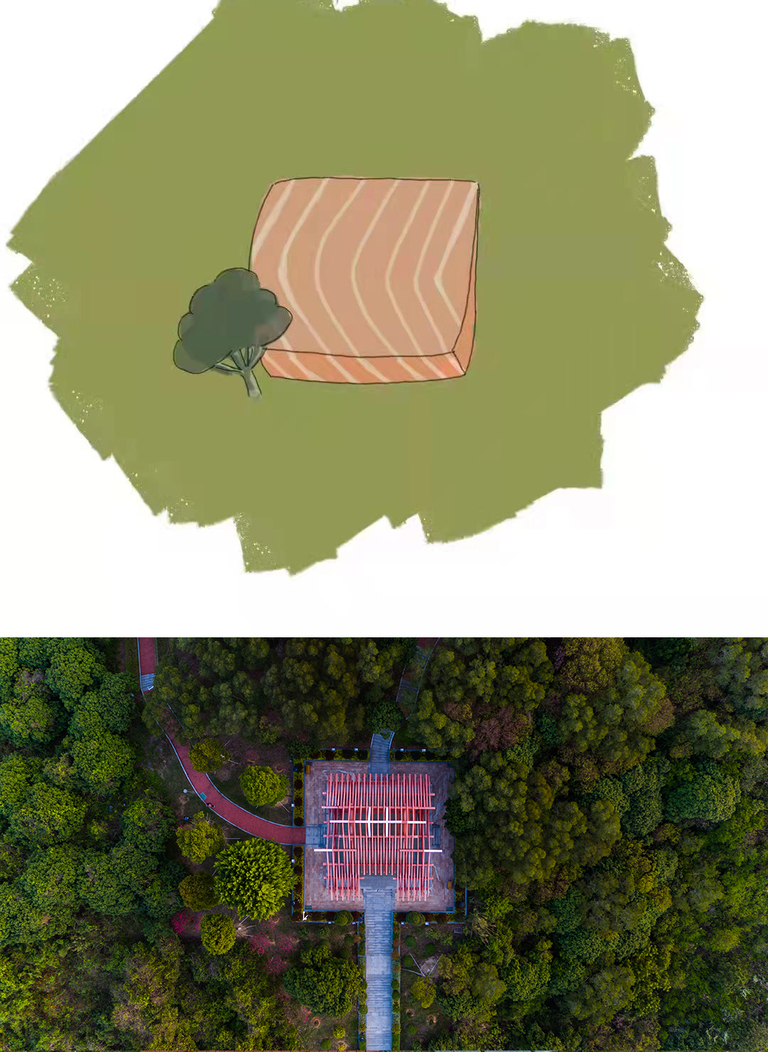 三文鱼VS桂花山至善亭