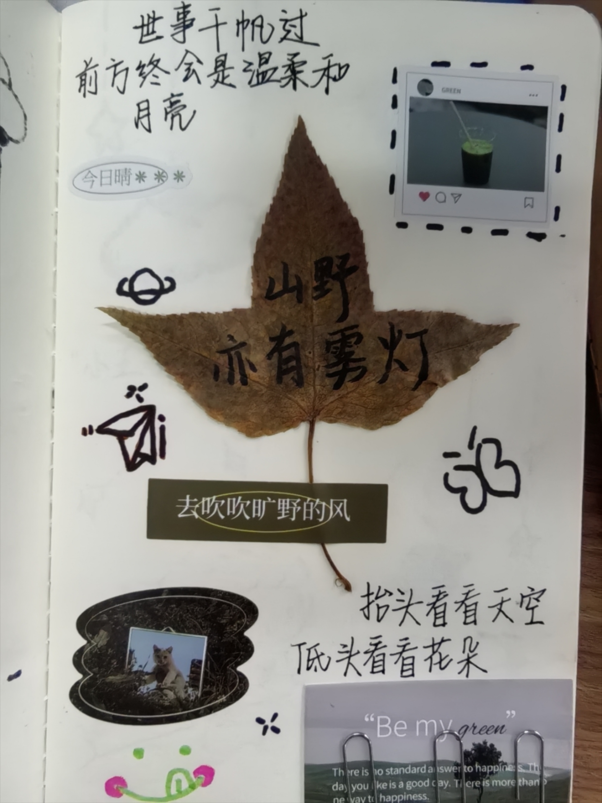 世事千帆过，前方终会是温柔和月亮。