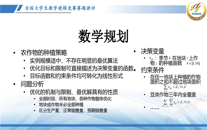 全国大学生数学建模竞赛赛题讲评(2024C)--农作物的种植策略-谈之奕_页面_13.jpg