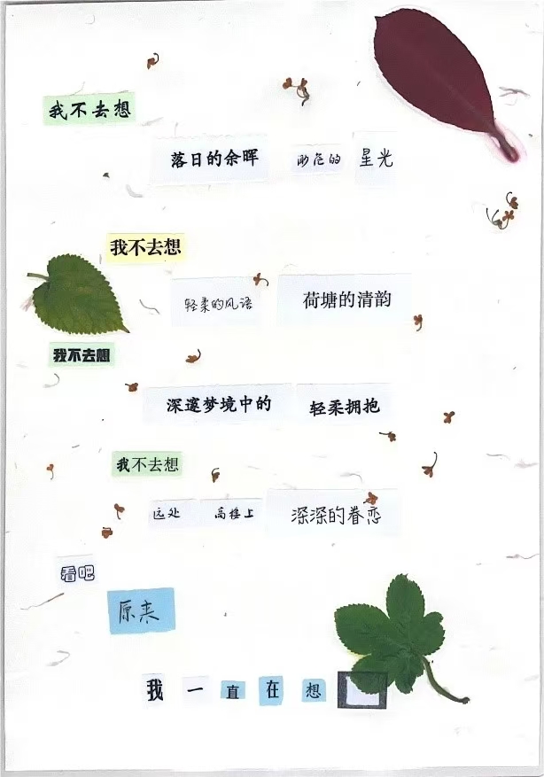 秋，一叶叶地写下我们的心事。