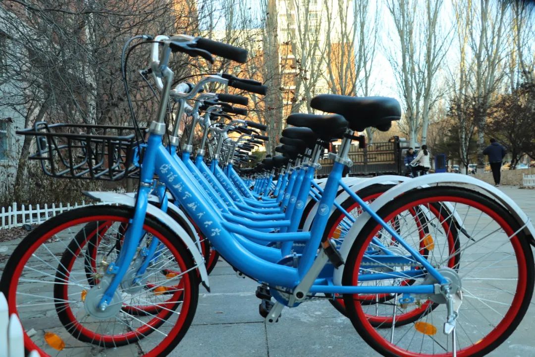 暖心工程丨校园单车投入使用争做高素质沈航人