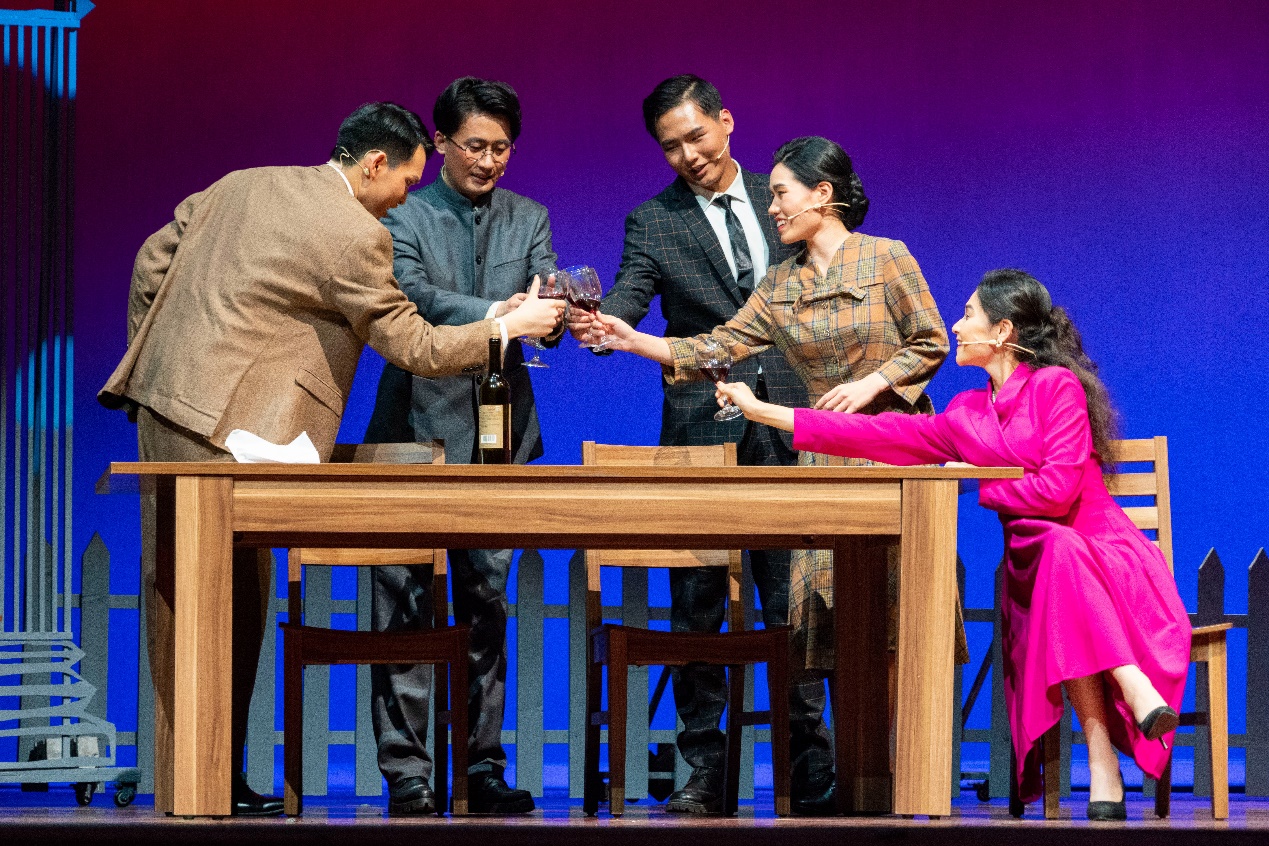 西电原创话剧毕德显亮相陕西省第九届校园艺术节开幕式