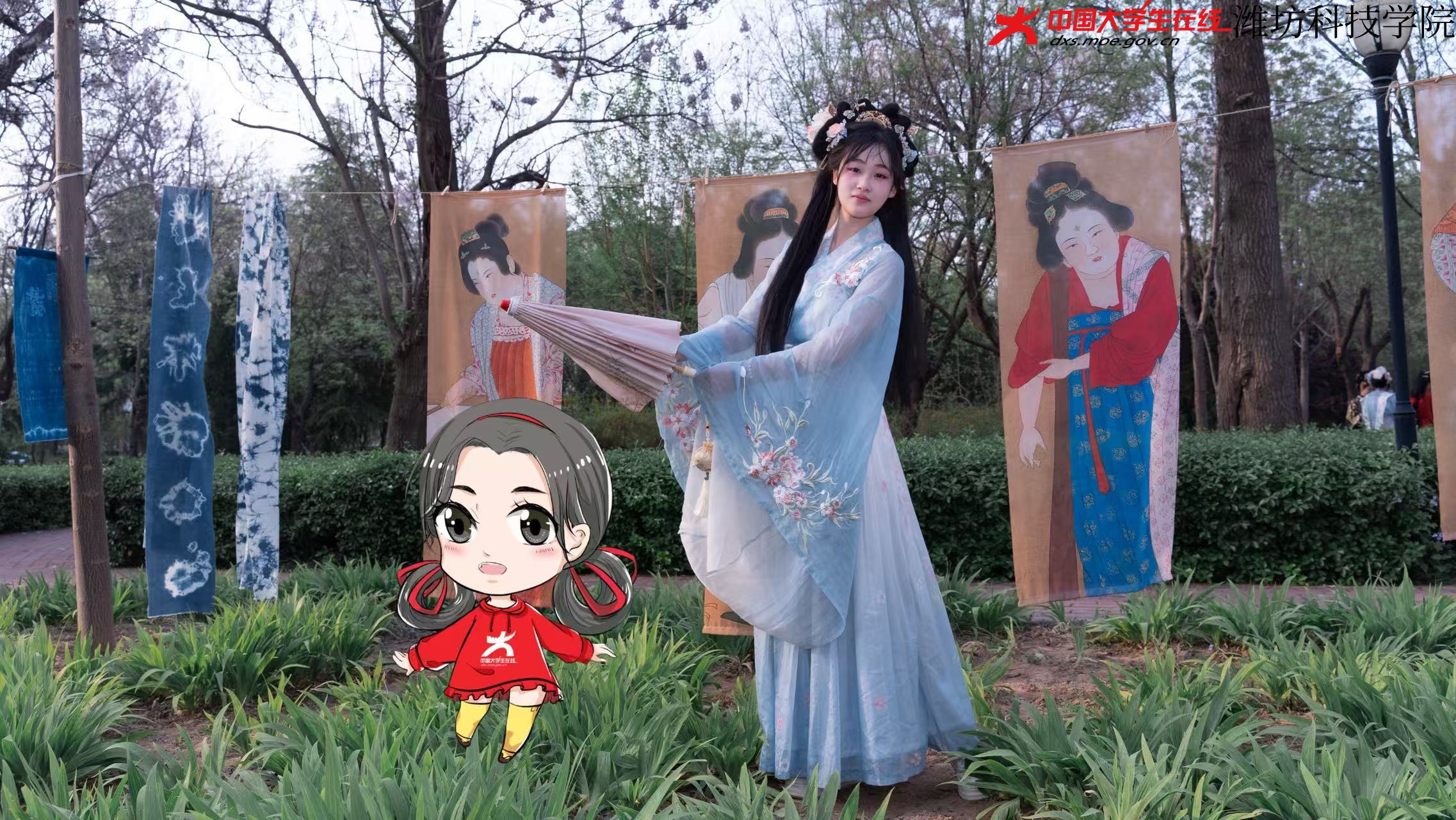 汉服一袭，风华自溢。