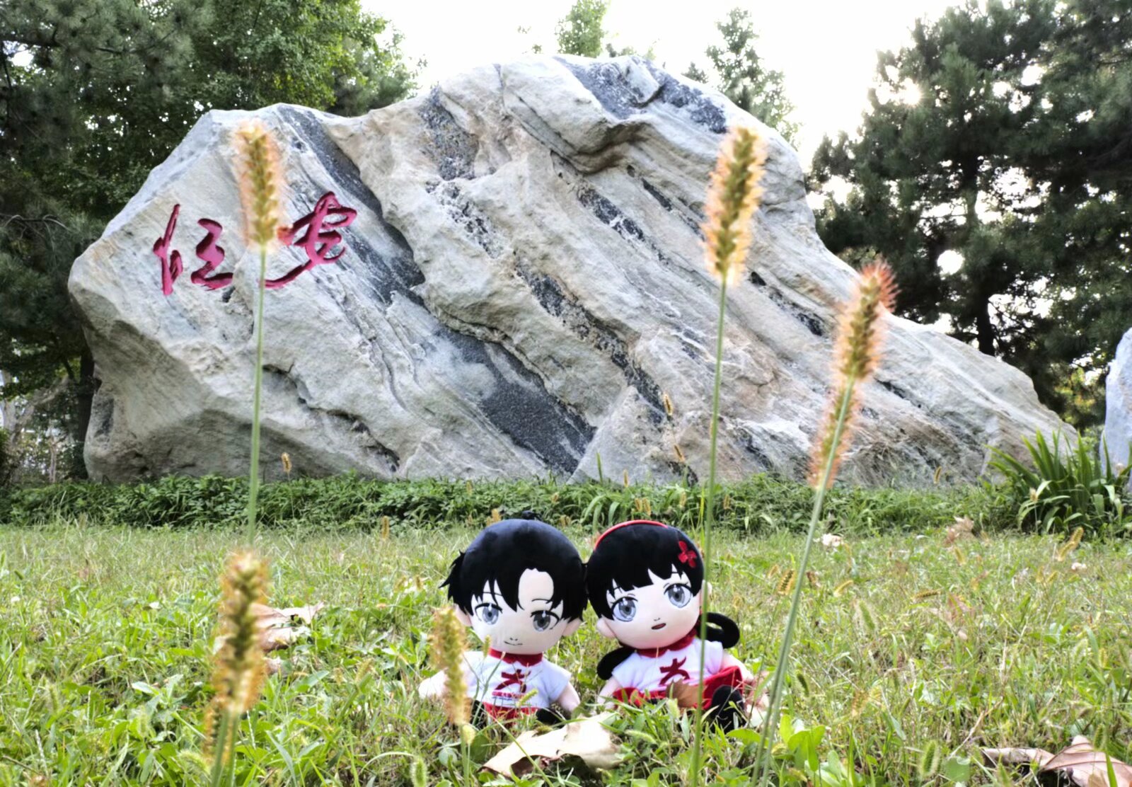 “恒安”石是对学校美好发展的期许，也是对科大师生学子们的无声祝愿。历经多年，它早已与科大融为一体，更是承载着校园文化精神。（刘润平摄）