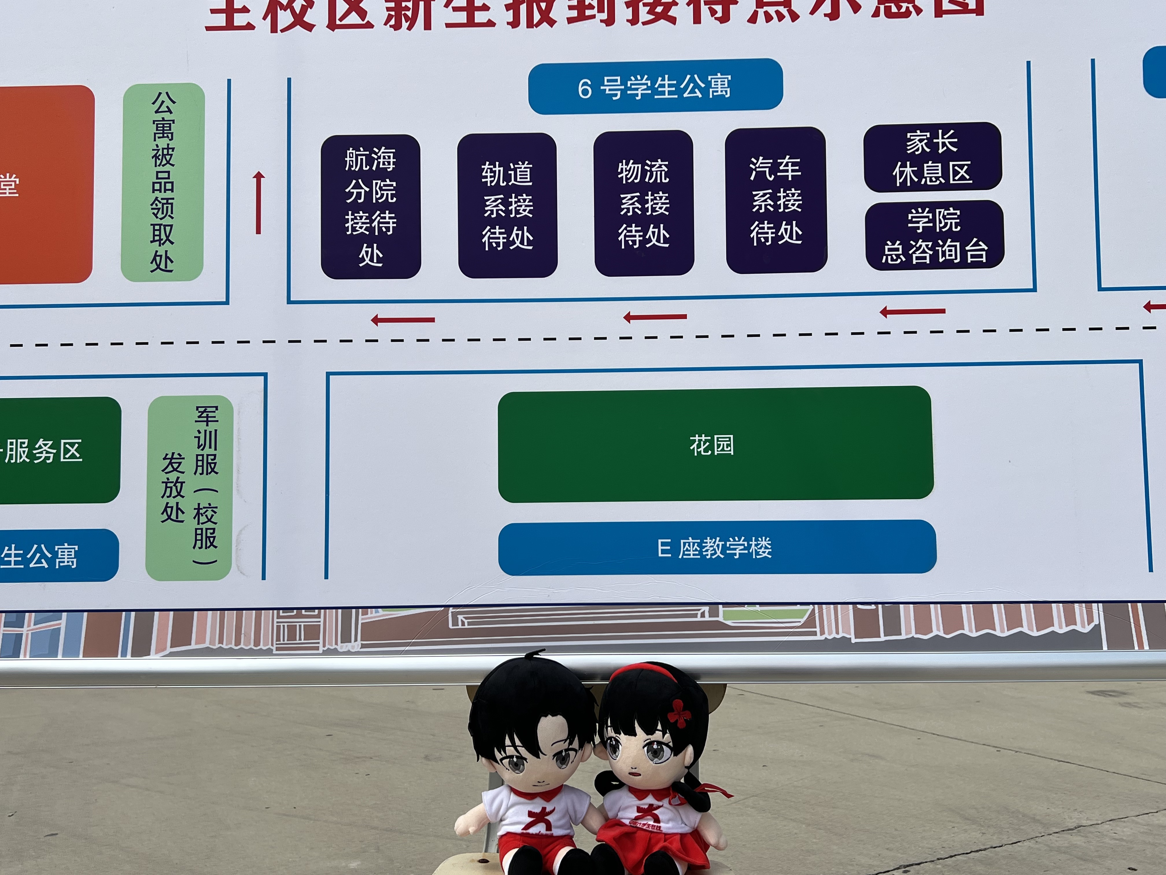 小中给新同学指路