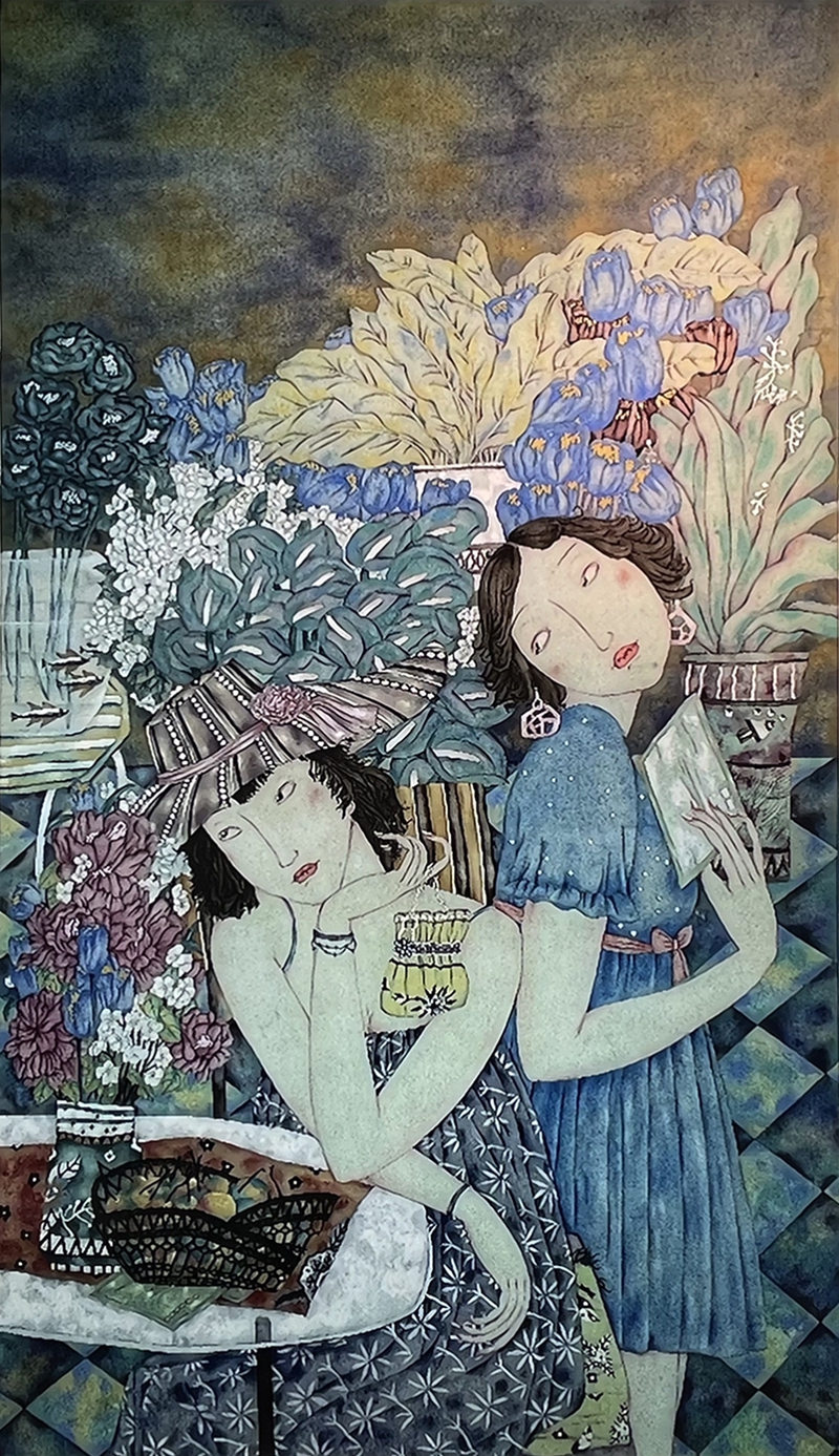 16.国画《闲暇》 刘颖.jpg 16.国画《闲暇》 刘颖.jpg
