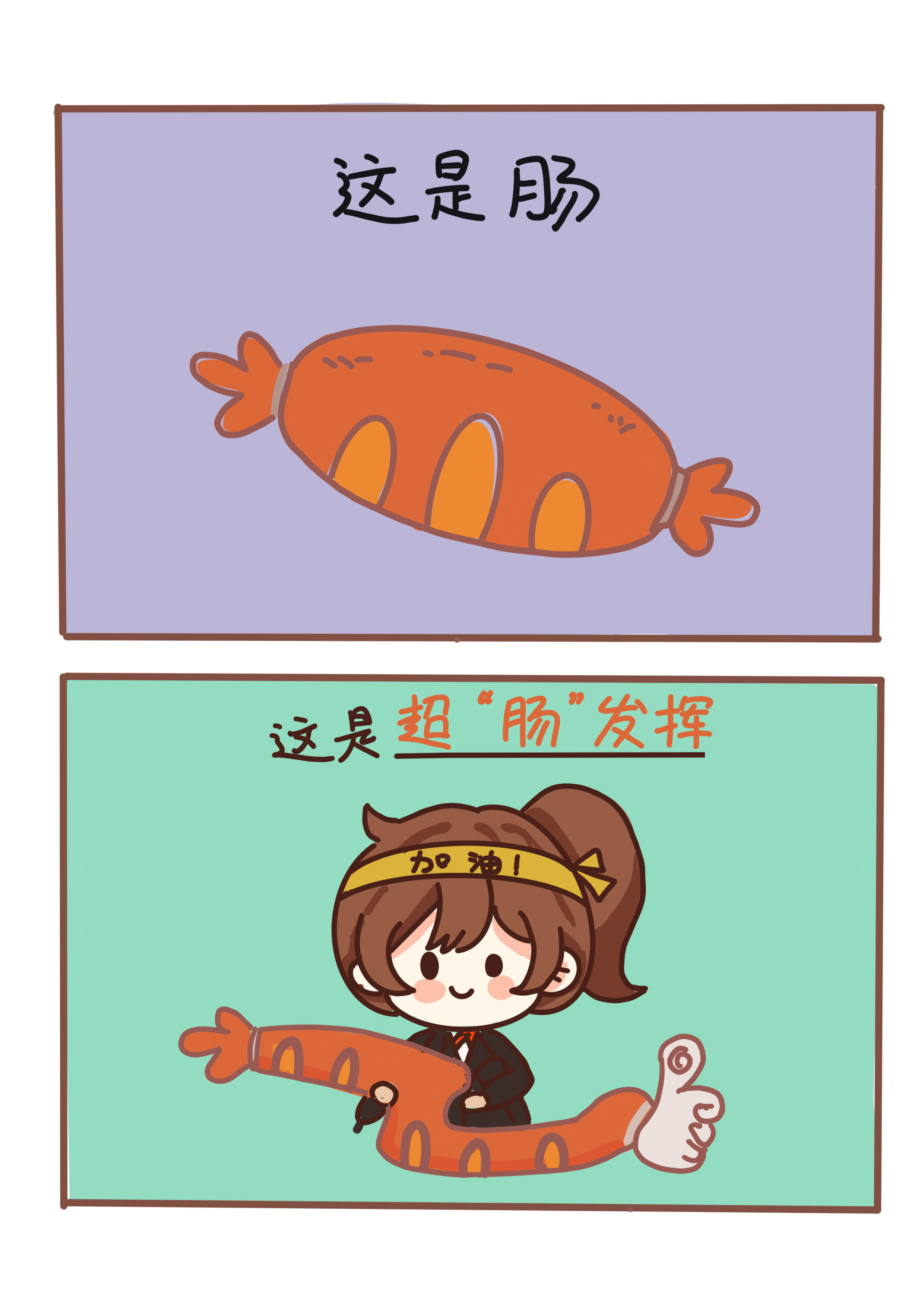 心怀热忱，超“肠”发挥，祝你交出不负韶华、惊艳时光的答卷～（制图：李可欣）