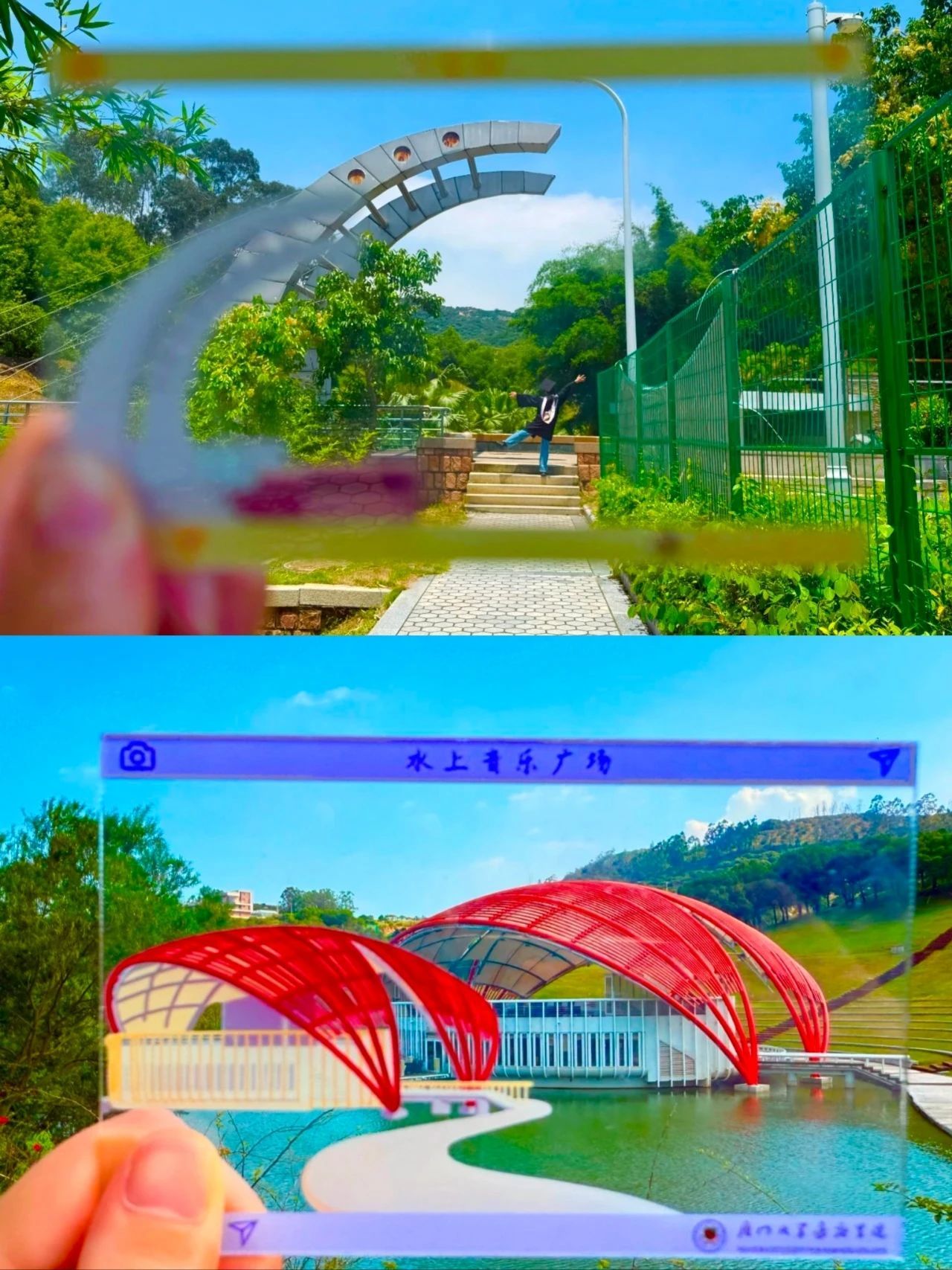 再走一次这条走过无数次的路，欣喜与不舍交织。（摄影：谢妤）