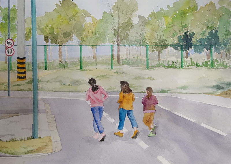 9.水彩画 《心随我动》 美术201 张宇琼.jpg 9.水彩画 《心随我动》 美术201 张宇琼.jpg