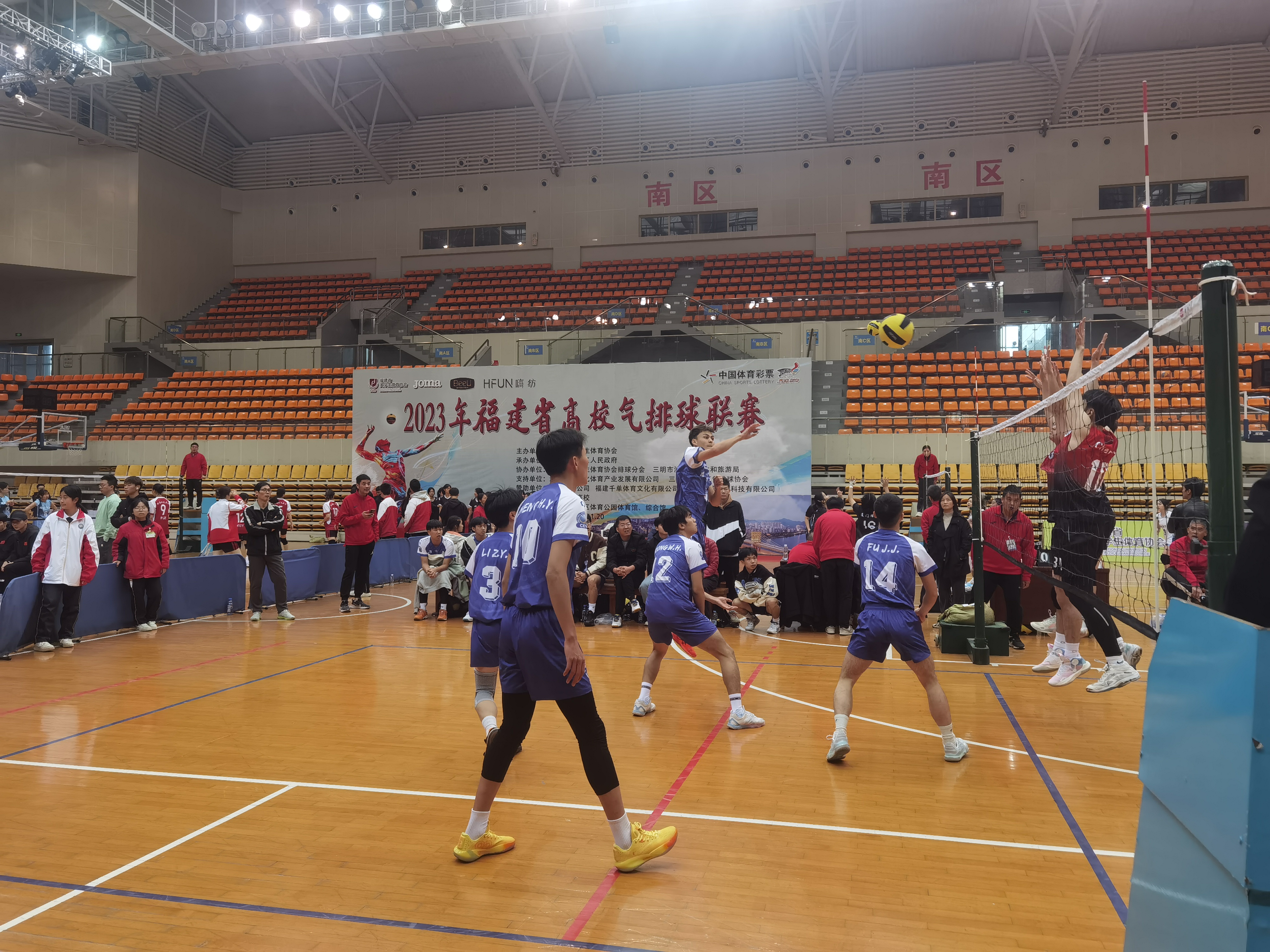 我校男女代表队在福建省大学生体育协会主办的2023年福建省高校气排球