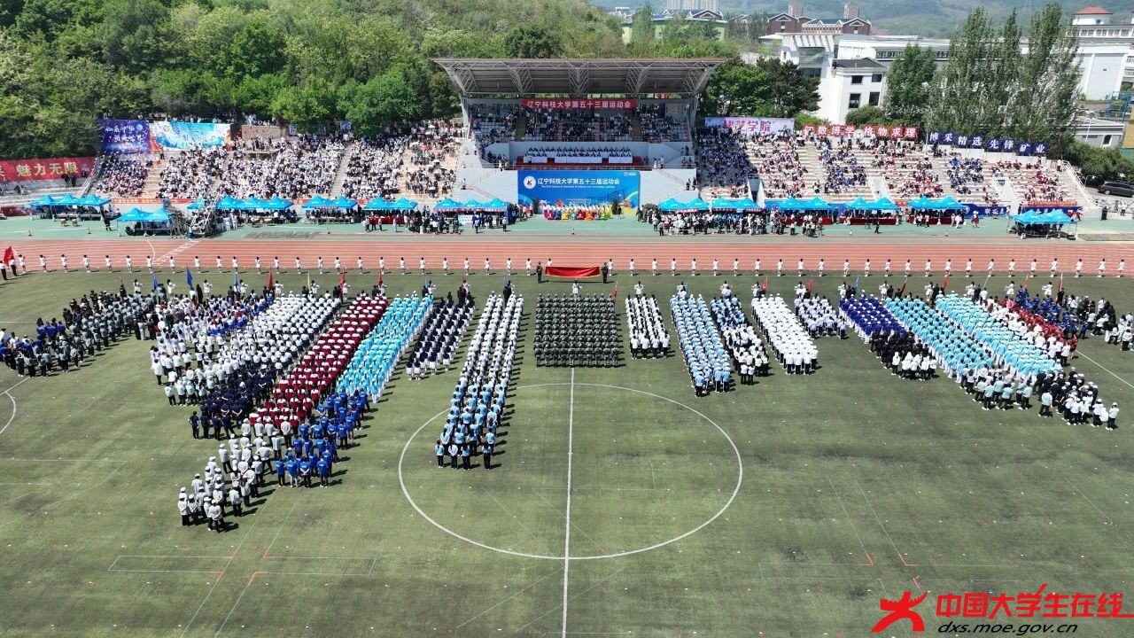 科大校运会开幕式盛景 辽宁科技大学大通社摄.jpg