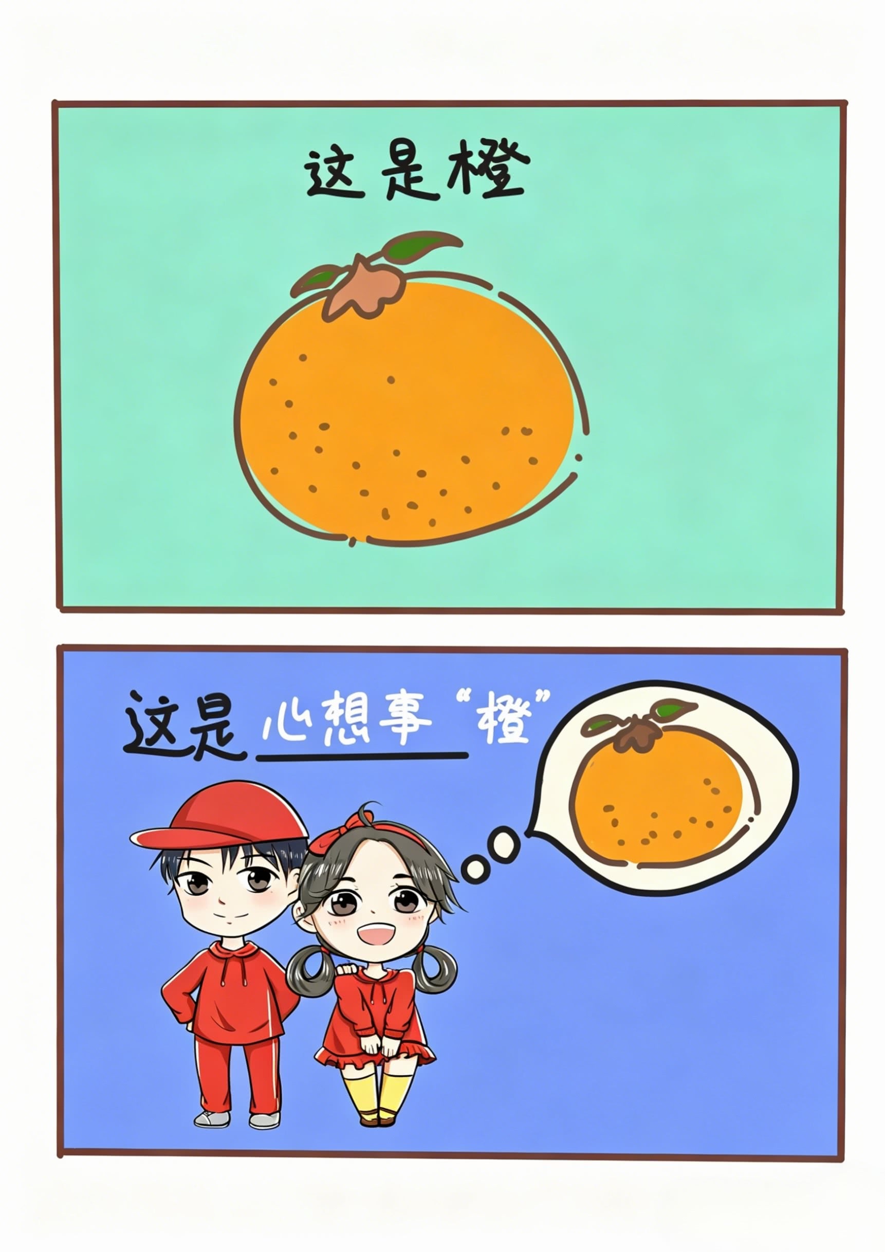 怀揣满心期许奔赴考场，愿你步步顺遂，心想事“橙”，奔赴锦绣前程。（制图：李可欣）