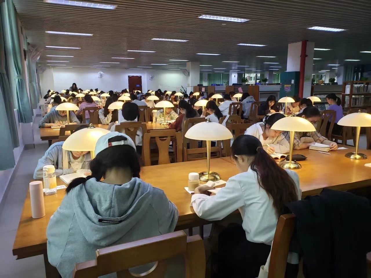 送来繁花绿荫,一年之计在于春,和小中兄妹一起走进南宁师范大学图书馆
