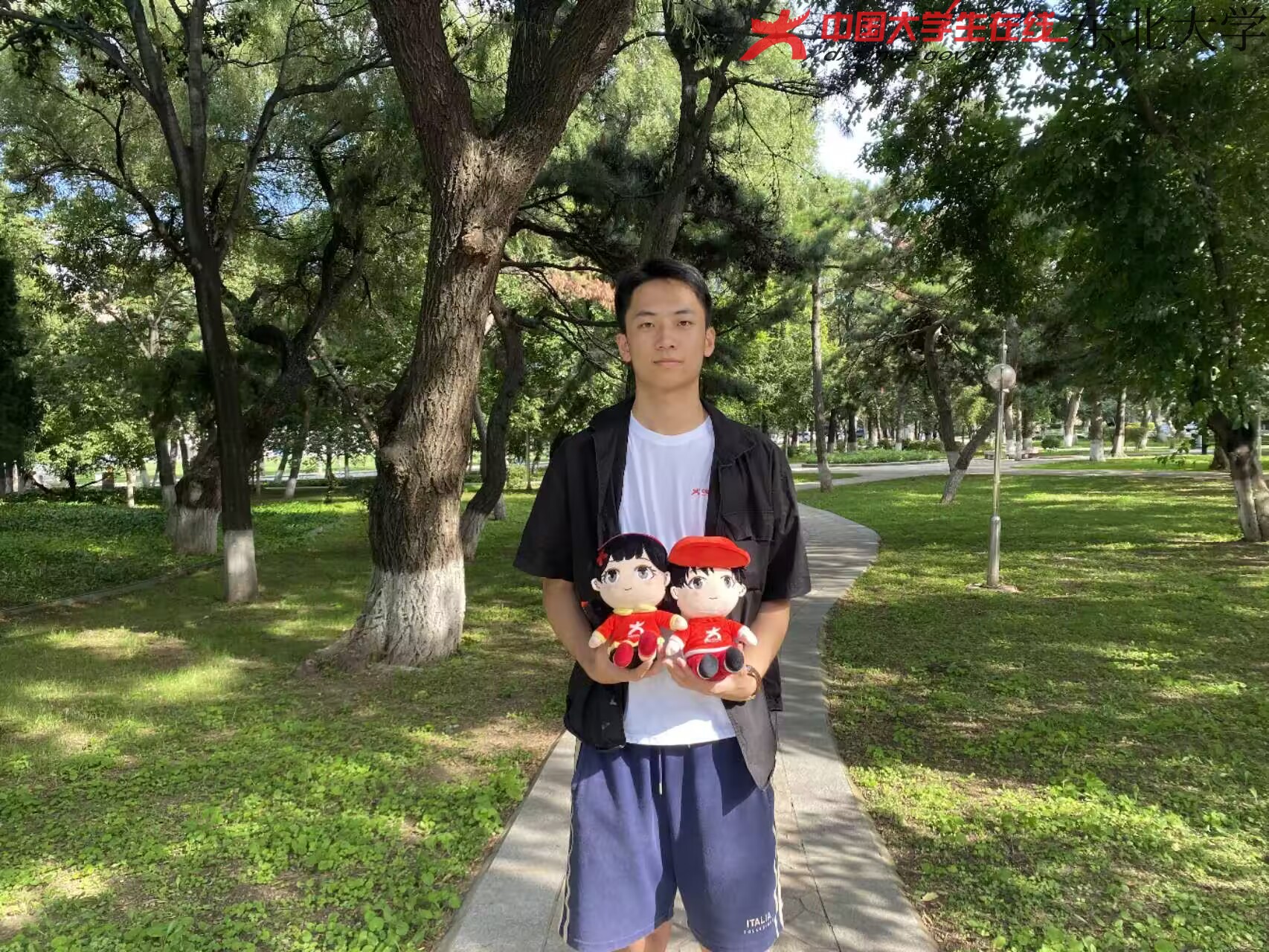 感受东北大学校园的静谧和绿意盎然