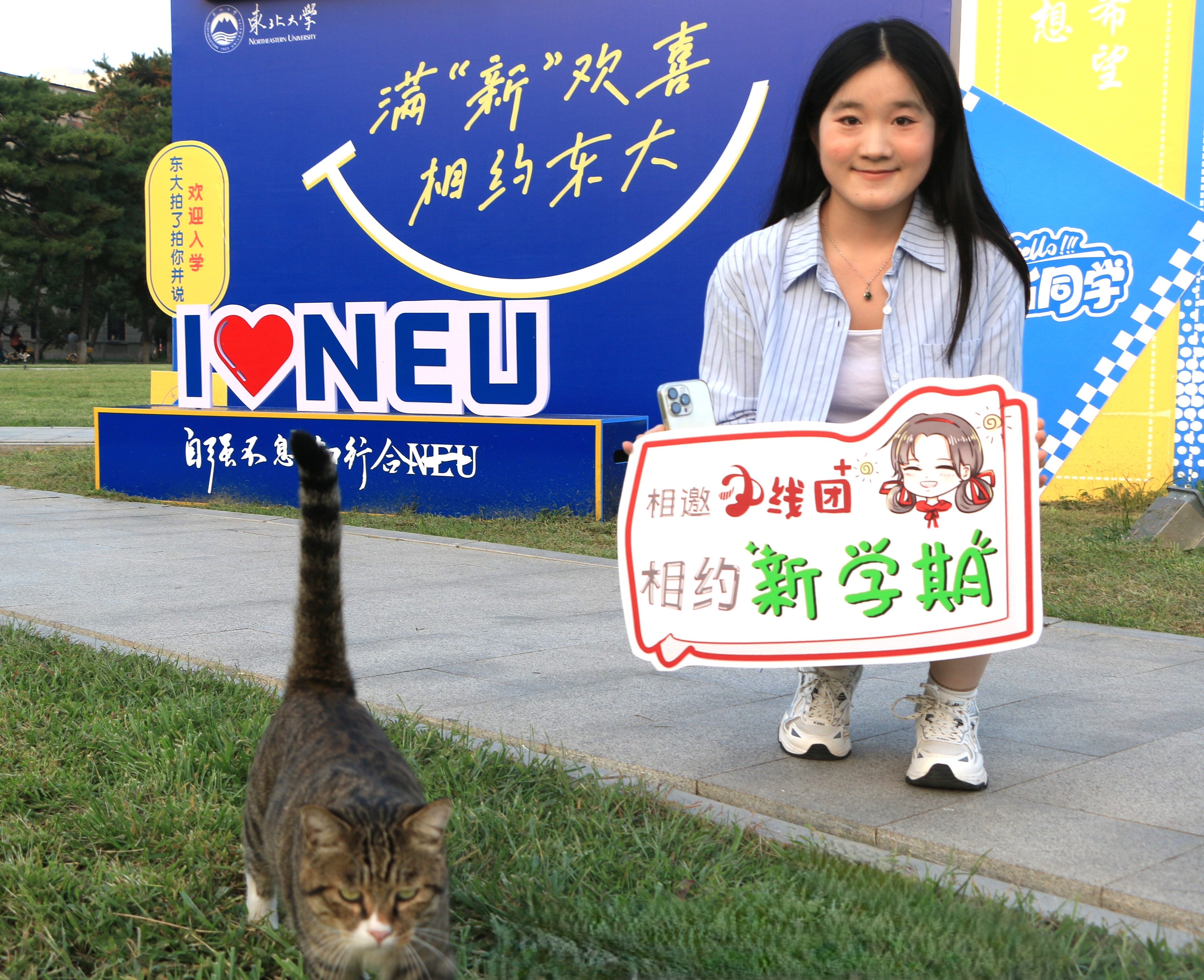 猫猫学长与新生一起开启新学期